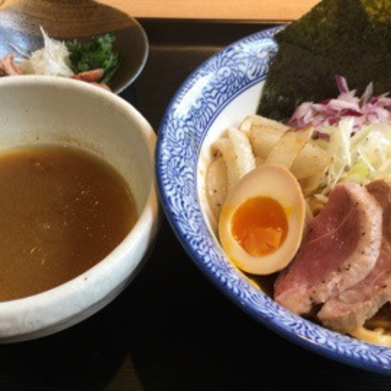 鴨白湯和えつけそば 「カモーン2号〜羽ばたけ天空の彼方へ〜」(煮干し中華そば一燈 （イットウ）)