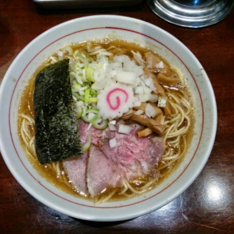 烏賊背黒そば(煮干中華そば鈴蘭 新宿店 （すずらん）)