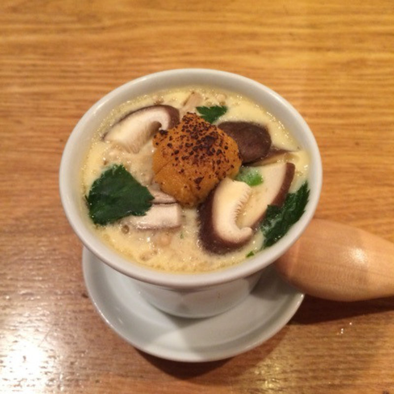 雲丹のミニ茶碗蒸し(煮炊屋 金菜)