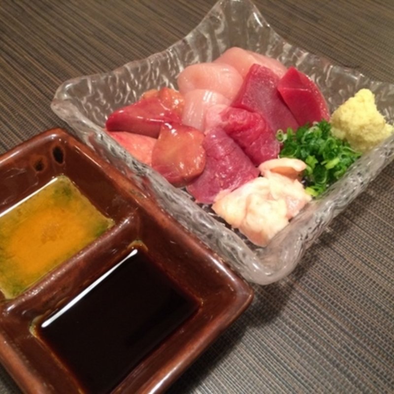 鶏刺し5種盛り(熊の焼鳥 )