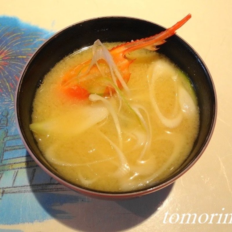 海老のお味噌汁(熱海一寿し )