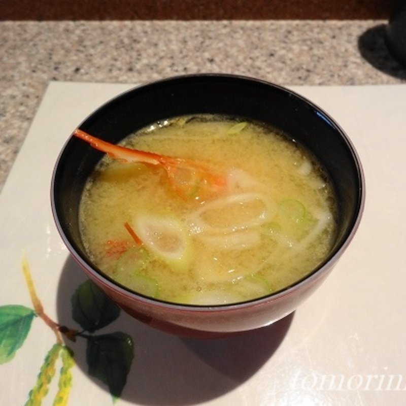 甘海老のお味噌汁(熱海一寿し )