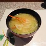 甘海老のお味噌汁