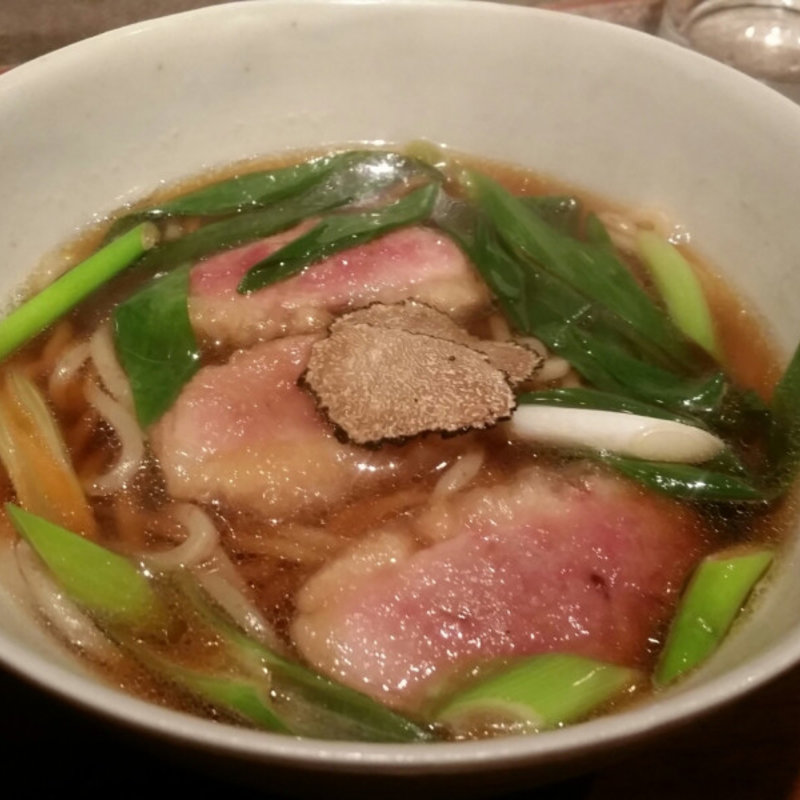 九条ねぎの鴨そば(燕 )