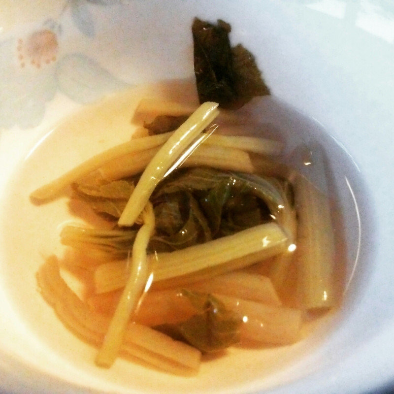 山葵菜の酢漬け(燦)