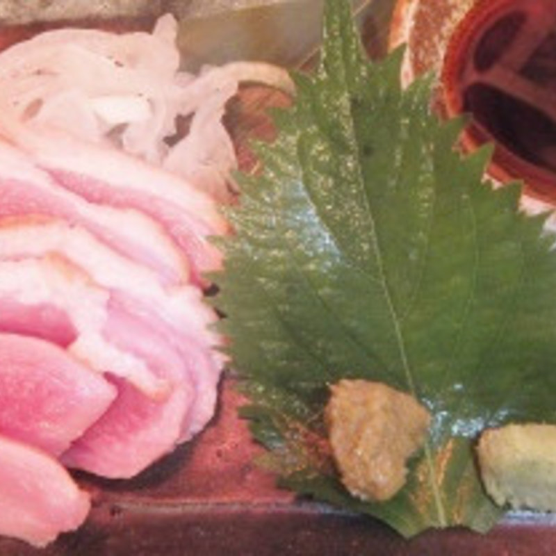 鴨たたき(吉祥寺っ子居酒屋 燻し家もっくん)