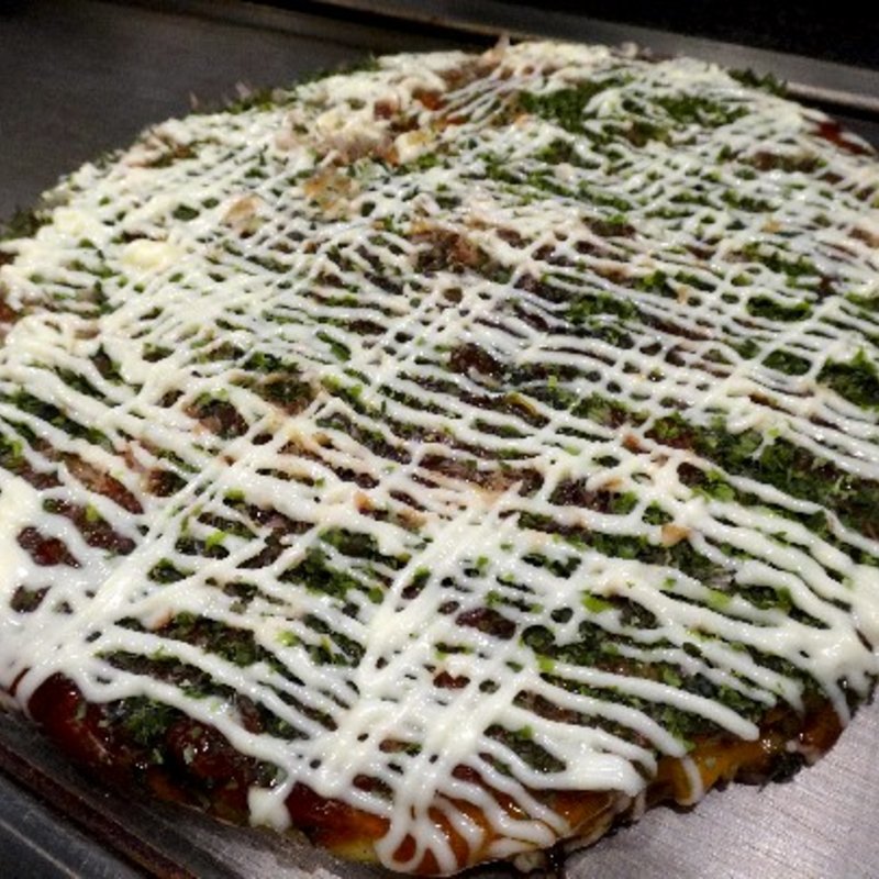 お好み焼き (かき玉)(牛と豚)