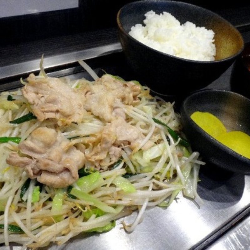 土佐焼き(豚)定食(牛と豚)