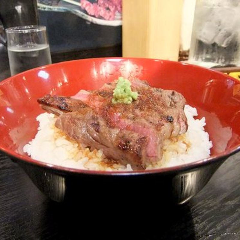 牛庵ランチ　ステーキ丼(牛庵)