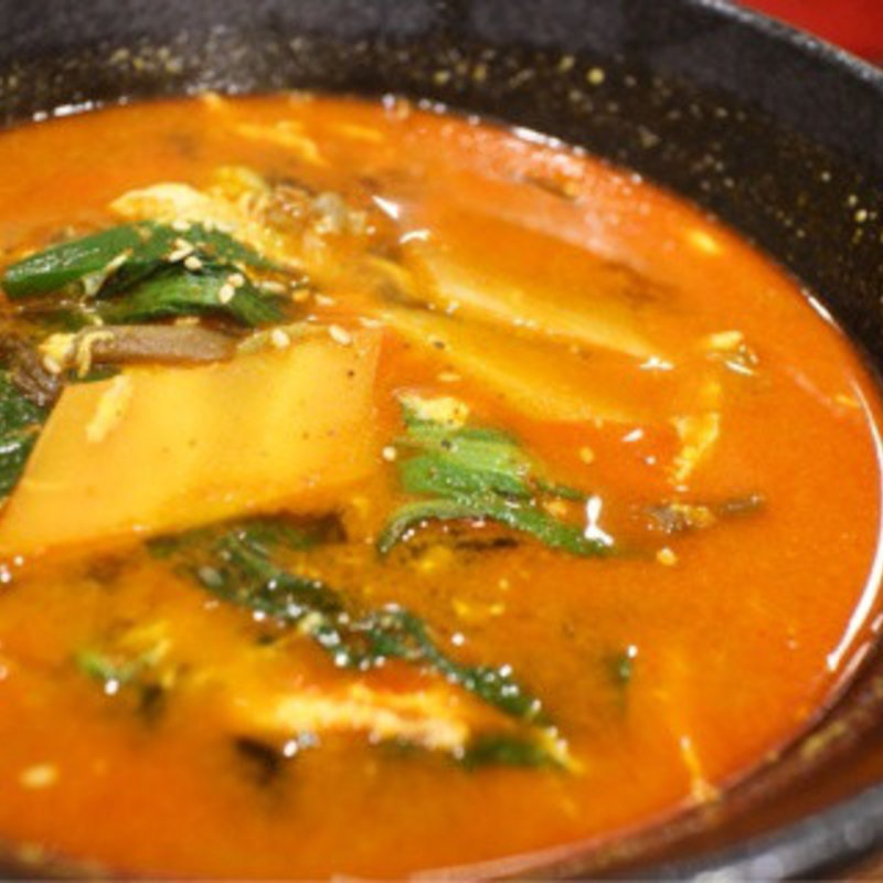 ユッケジャンスープ(牛星 亀戸店)