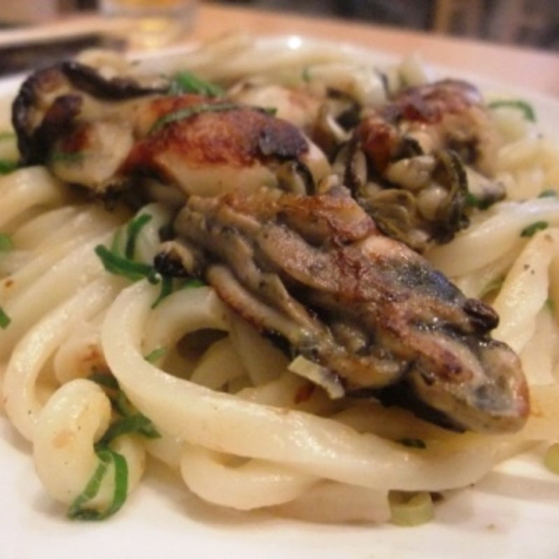 牡蠣うどん(居酒屋 牡蠣 やまと)