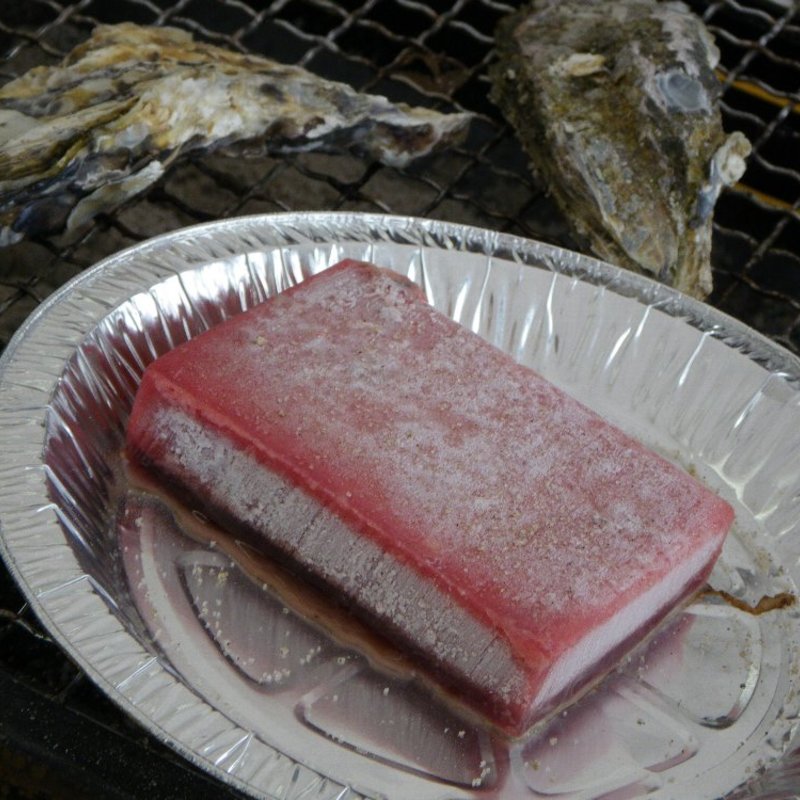 マグロステーキ(カキハウス マルハチ)