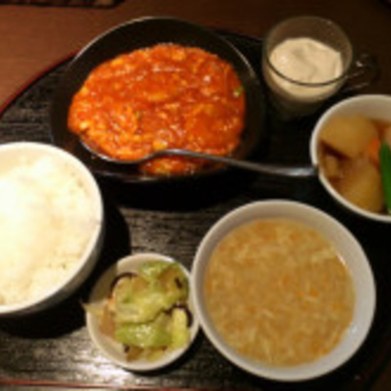 海老と卵のチリソース(猪八戒の台所)