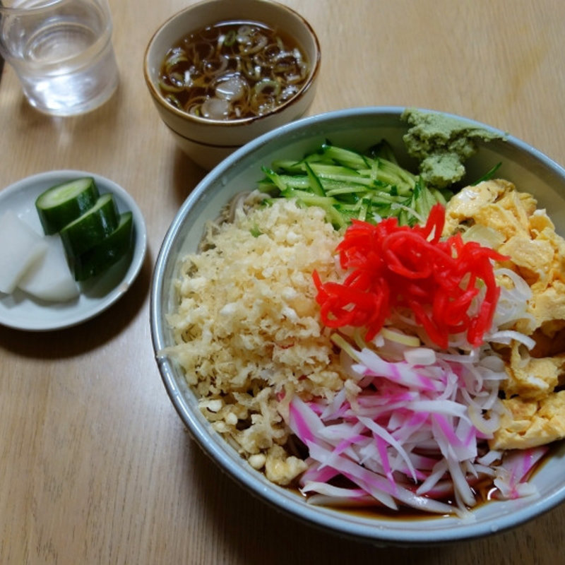 冷やしたぬきそば(玉芳)