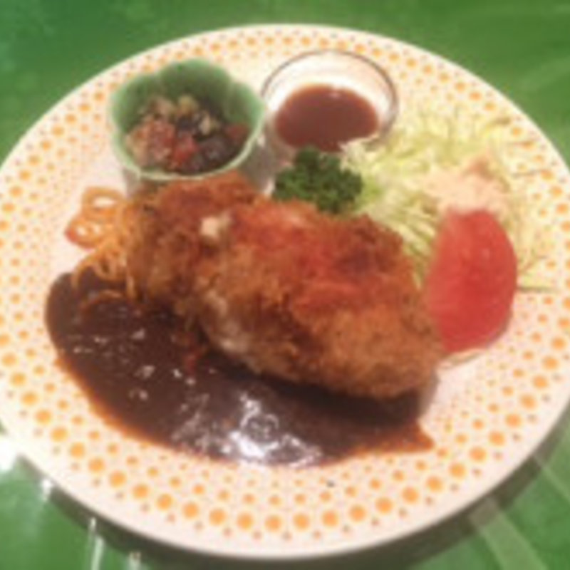 チキンカツキエフ風(珈琲&レストラン ペッパー)