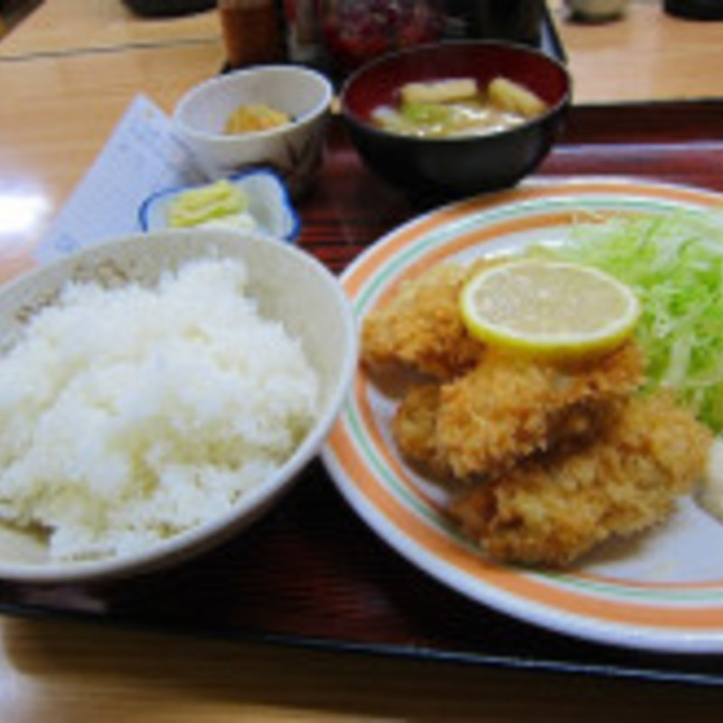 カキフライ定食(珠洲)