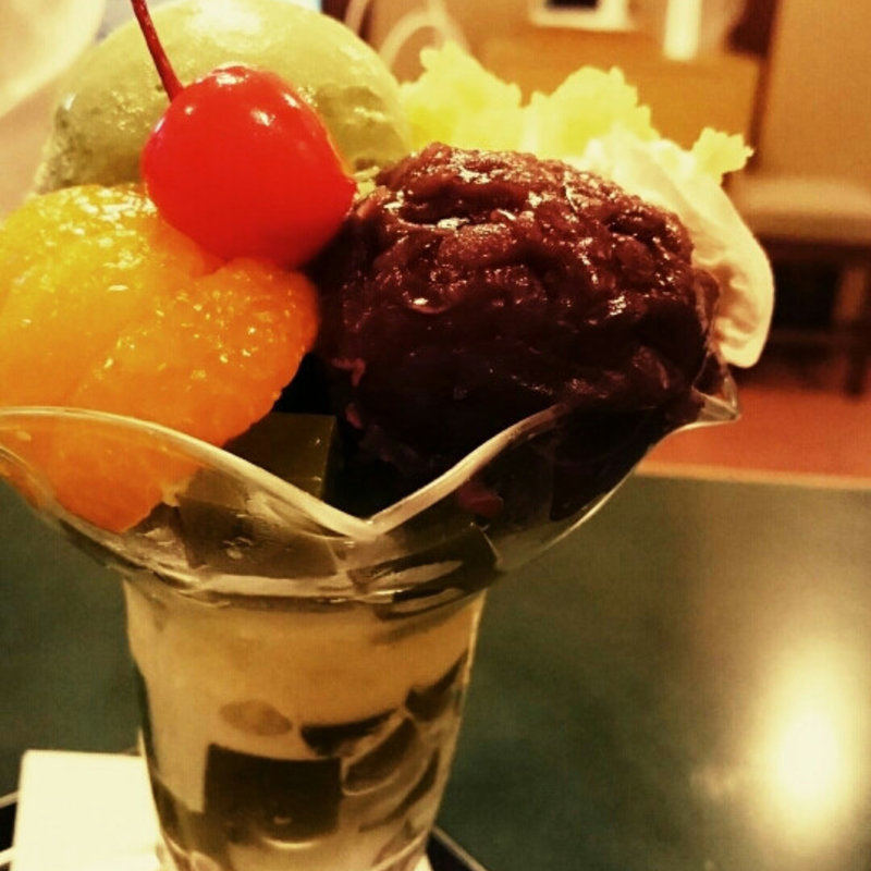 抹茶パフェ(甘味処 彦いち )