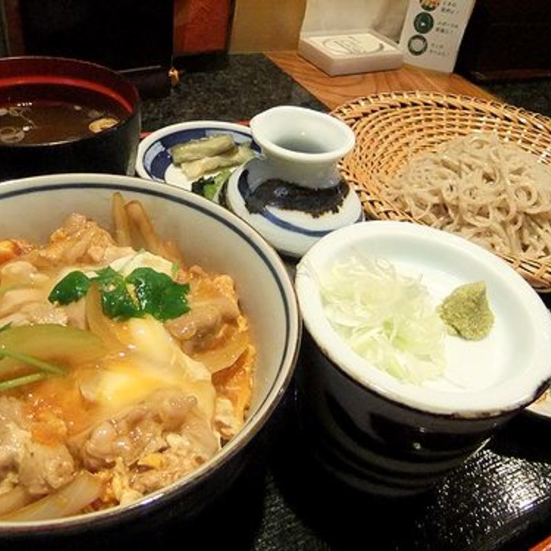 もりそばとミニ丼のセット(生粉打ちそば　くろ麦)