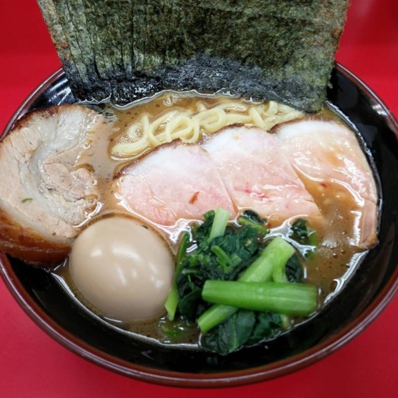 チャーシューメン(味玉+のり+バラチャーシュー)(田上家)