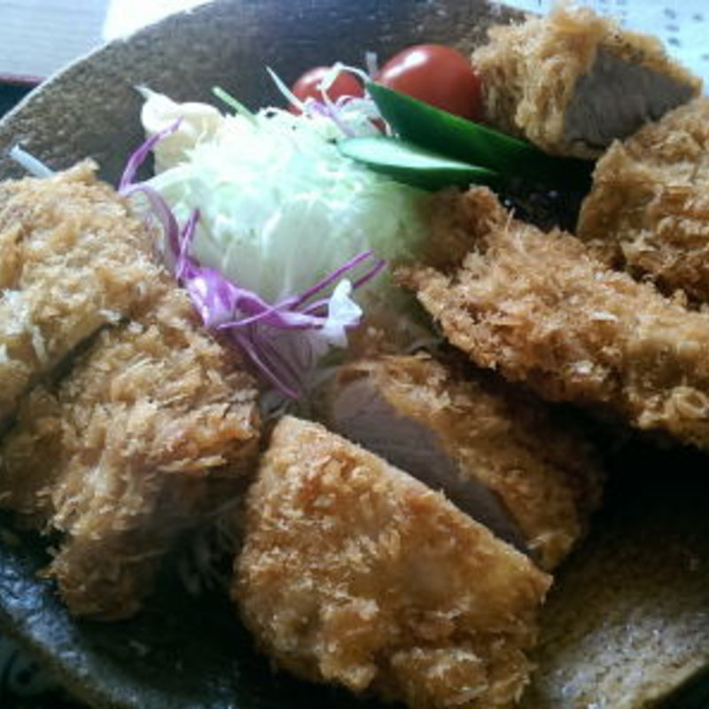 ヒレカツ定食(ドライブイン田村)