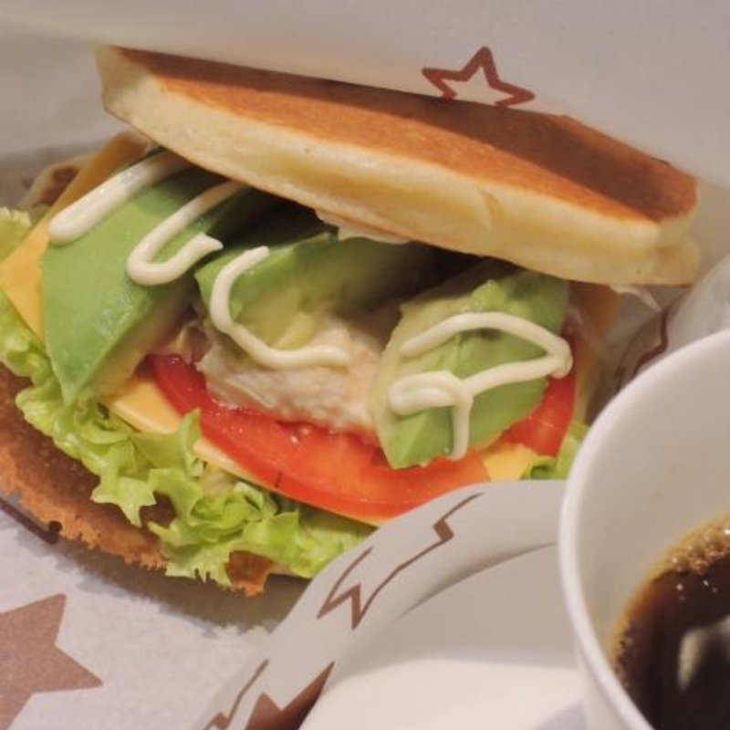 パンケーキサンド(白ヤギ珈琲店 グランツリー武蔵小杉店)