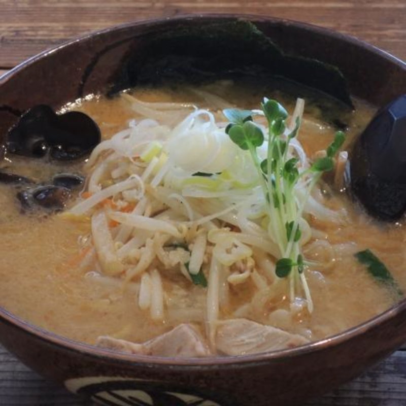 味噌ラーメン(白樺山荘手稲店)