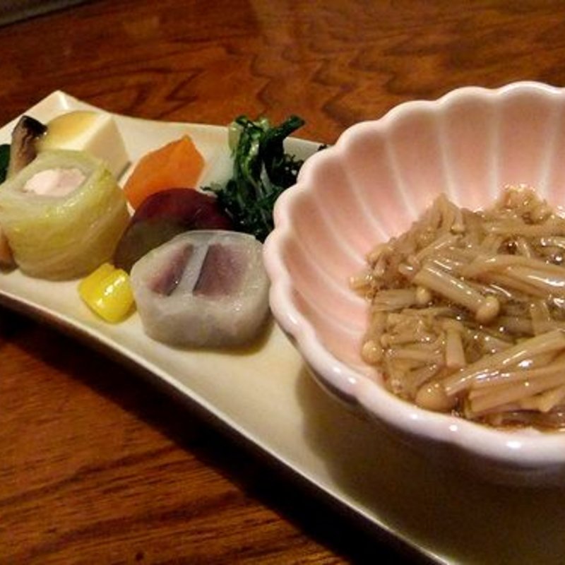 旬彩の前菜の盛合せ(白金 すず丹)