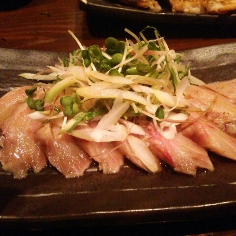 本マグロ ノーテン炙りポン酢(炭火焼専門食処 白銀屋)