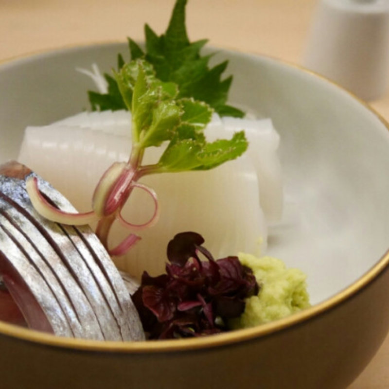 イカとしめ鯖(白鷹 （はくたか）)