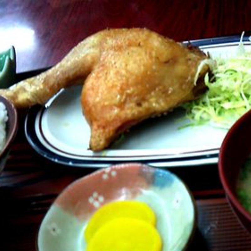 から揚定食　一本(食堂 百万石)
