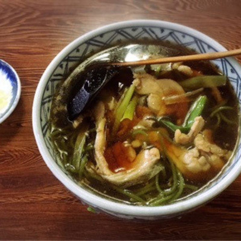 かしわそば(食事処 百味庵)