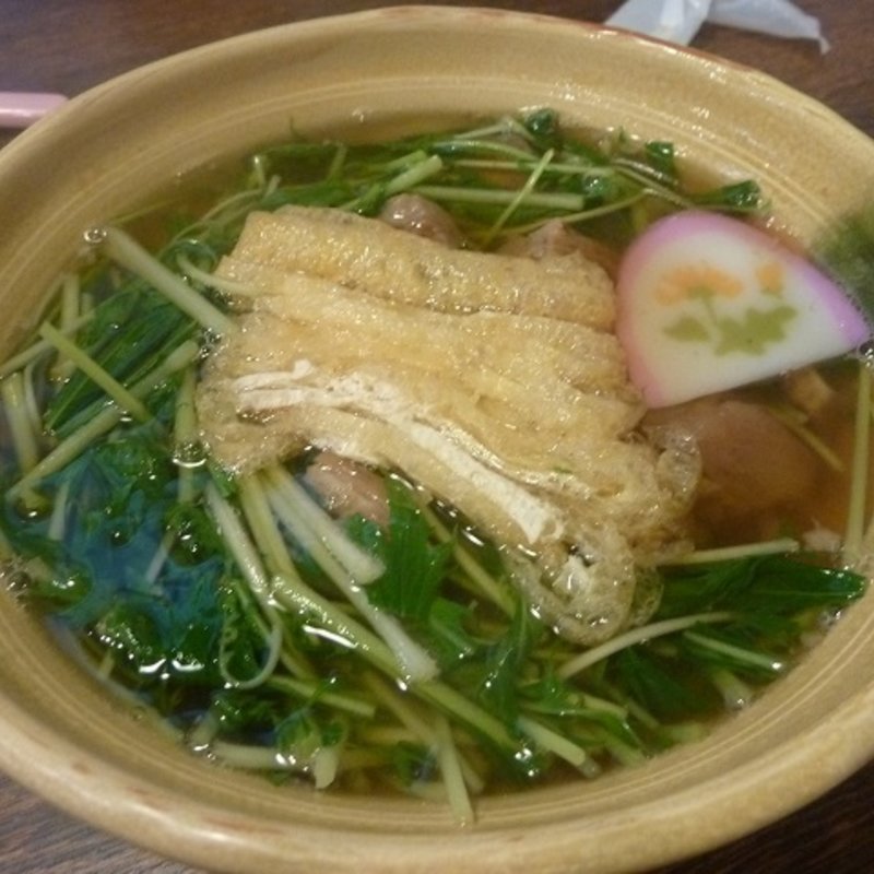 牛すじのハリハリうどん(百福)