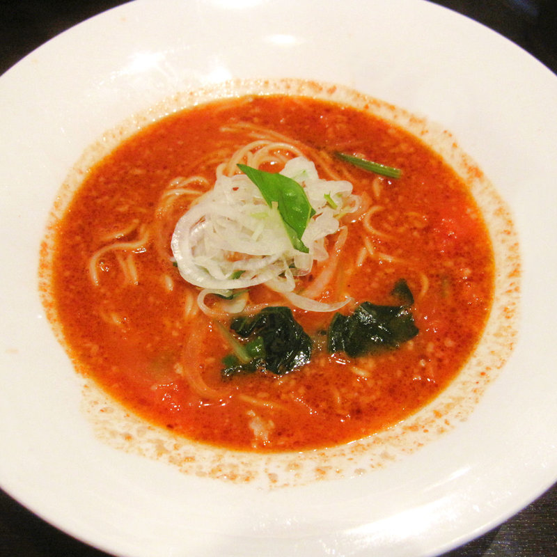 とまとラーメン(真っ赤ならーめん とまこ 枚方市役所前店)