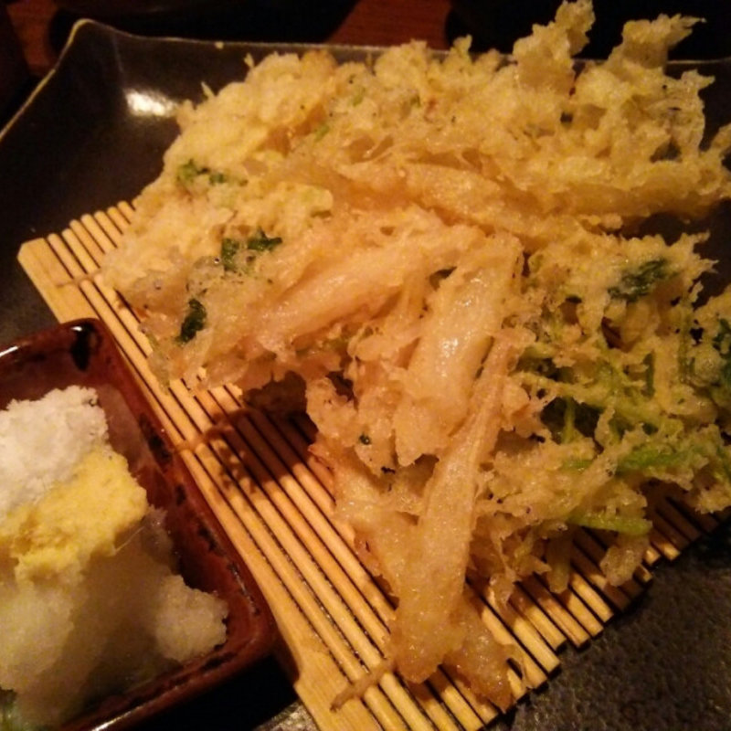 旬の野菜天ぷら(真希そば 中野北口店)