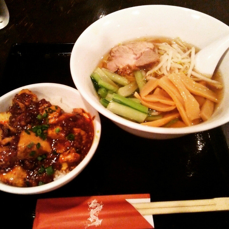 石庫門ラーメン&ミニ麻婆豆腐ご飯(石庫門 神田店 )