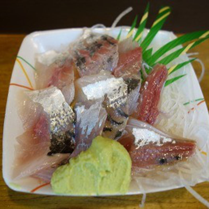 あじ刺身(酒蔵 石松)