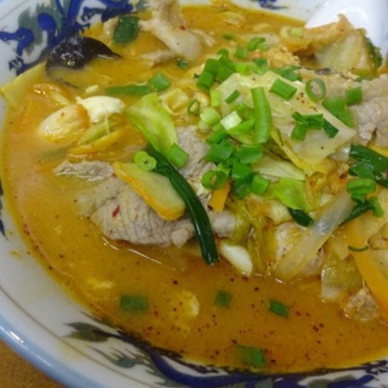 チゲ味噌ラーメン(石狩亭)