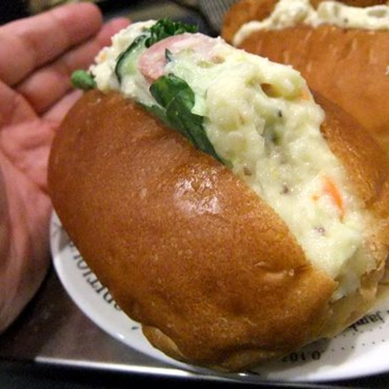 ポテトサラダコッペ(石窯パンの家 Gratie グラティエ 博多駅南店)