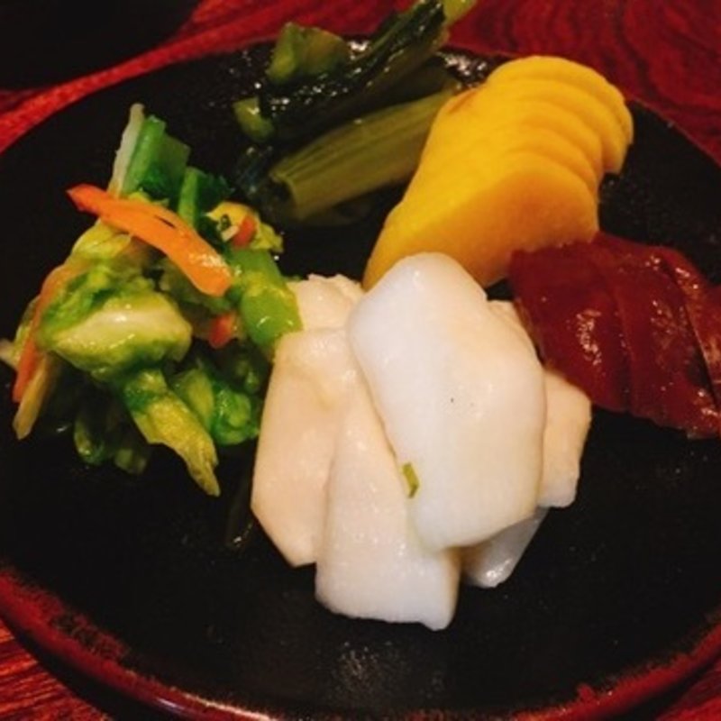 お新香盛り合わせ(石茂)