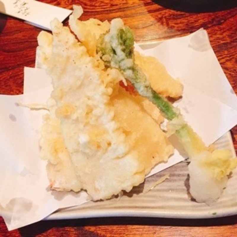 筍の天ぷら(石茂)