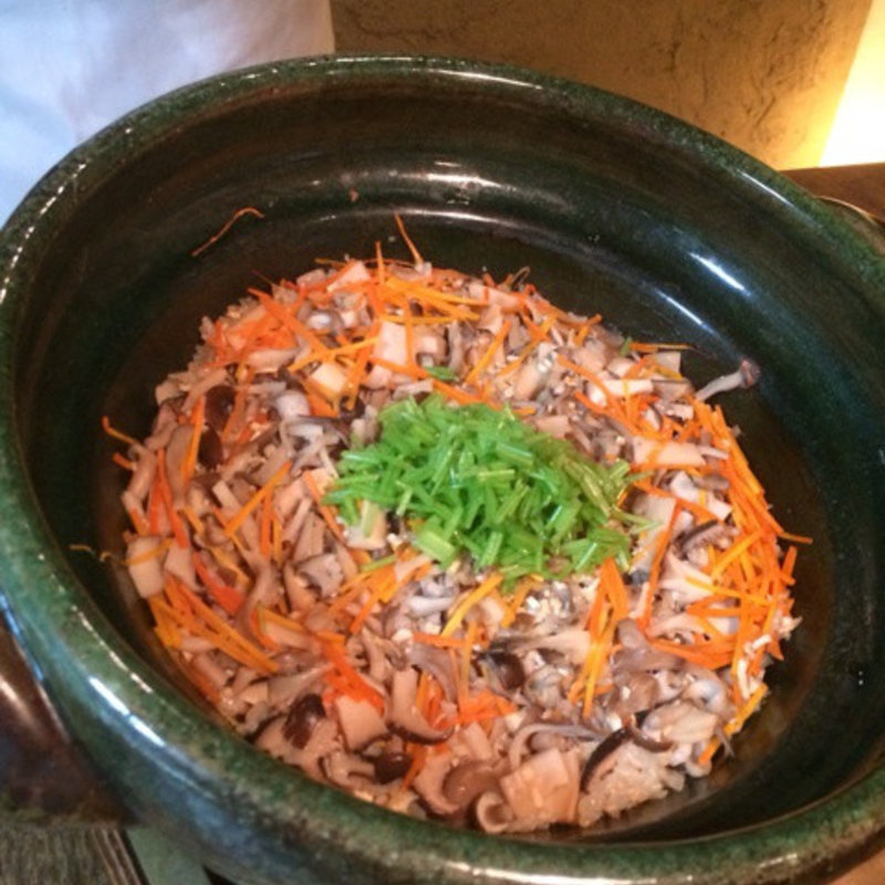 きのこご飯(祇園 さヽ木 （ぎおん ささき）)