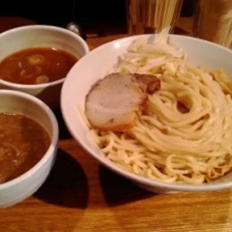 2色つけ麺 味噌・海老醤油(神保町 可以)