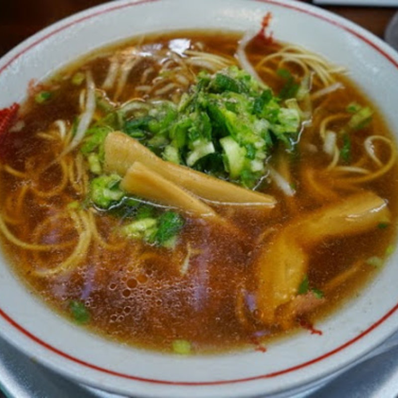 Aラーメン半チャーハンセット(神戸ラーメン 第一旭 三宮本店)