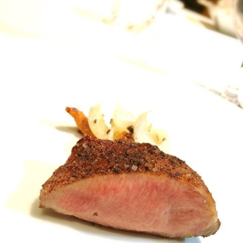 黒毛和牛の牛タンの炭焼き(神戸牛炉釜炭焼ステーキ IDEA銀座（IDEA GINZA）)