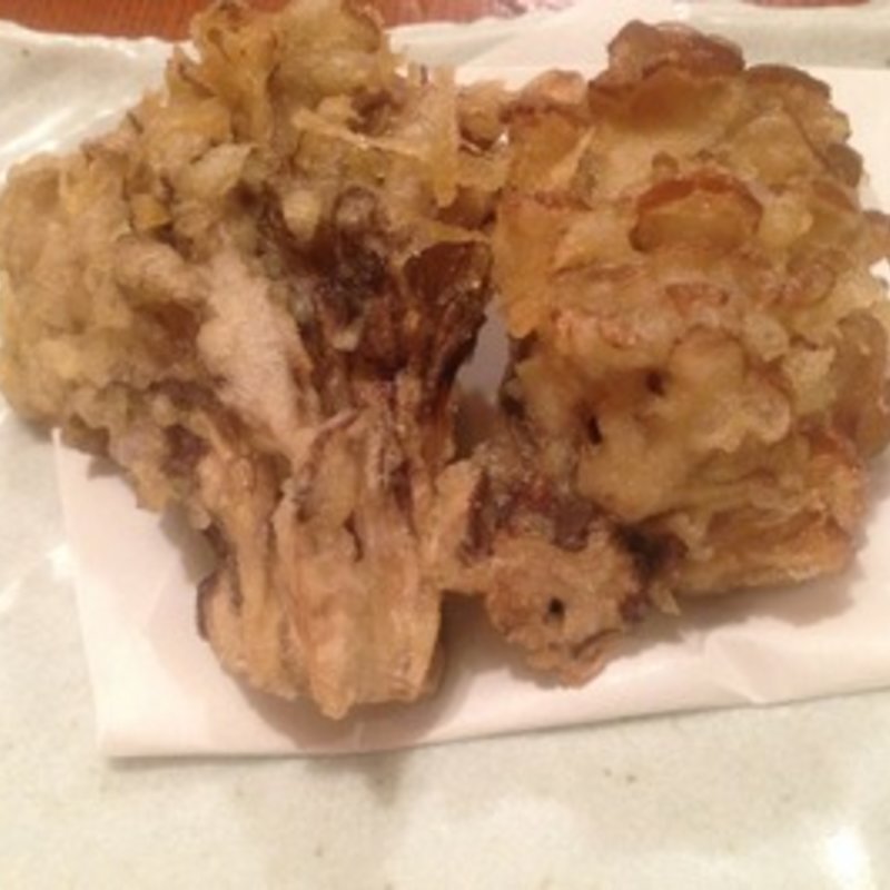 マイタケの天麩羅(むら治屋)