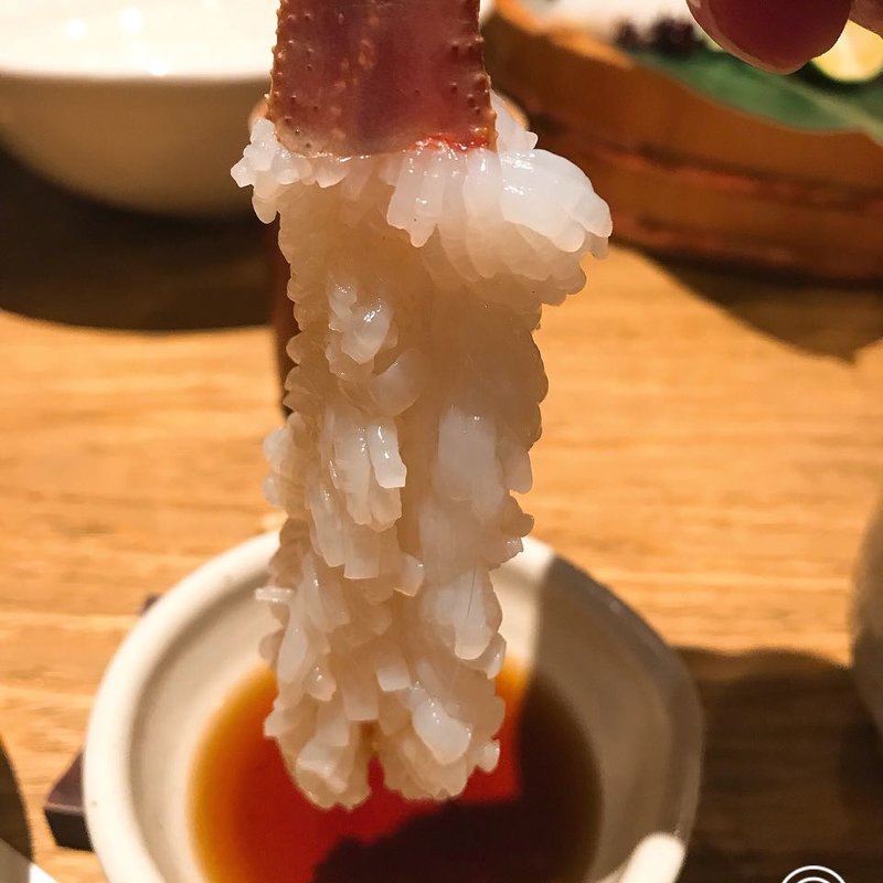 蟹の刺身(近江町・海鮮市場料理 市の蔵 （いちのくら）)