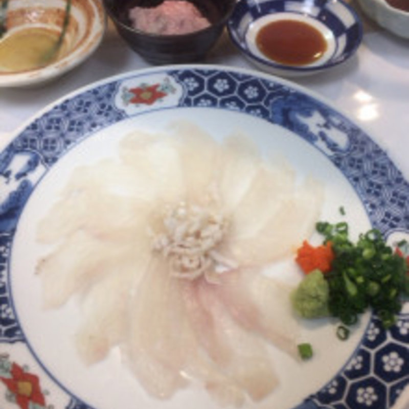 カワハギのお刺身（肝和え）(福すし)