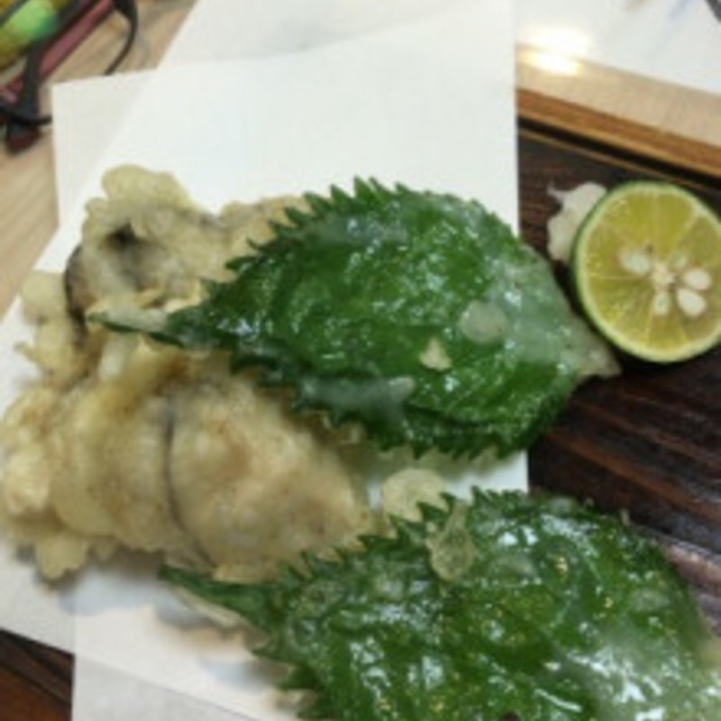 牡蠣のてんぷら(福すし)