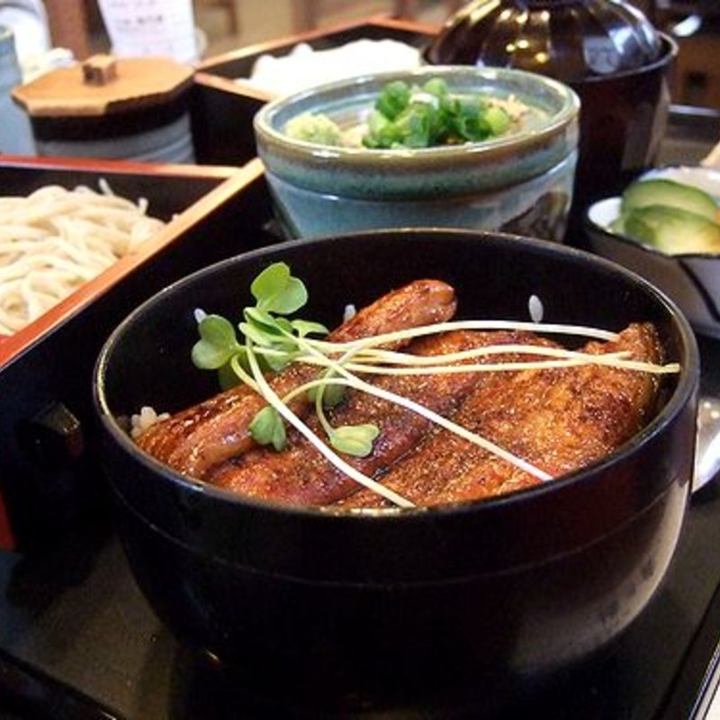 そば・うどんセット（うな丼）(福乃家 （ふくのや）)