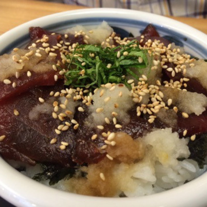 マグロ丼セット(福乃屋)